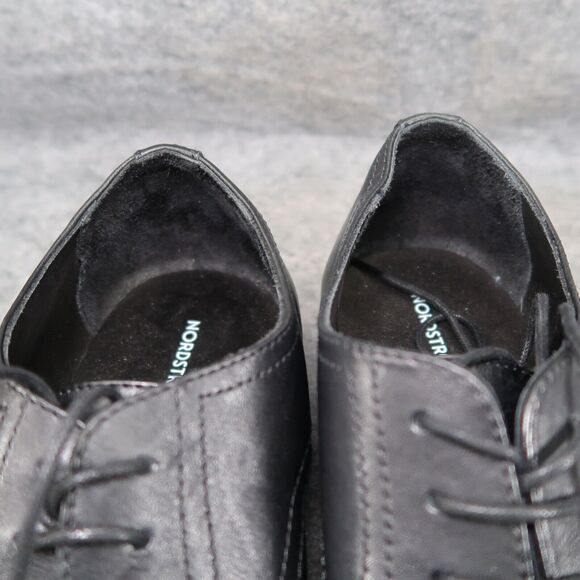 Nordstrom Shoes Men 10 Oxford Derby Dress Formal Leather OrtholiteBlack Classic main image 10